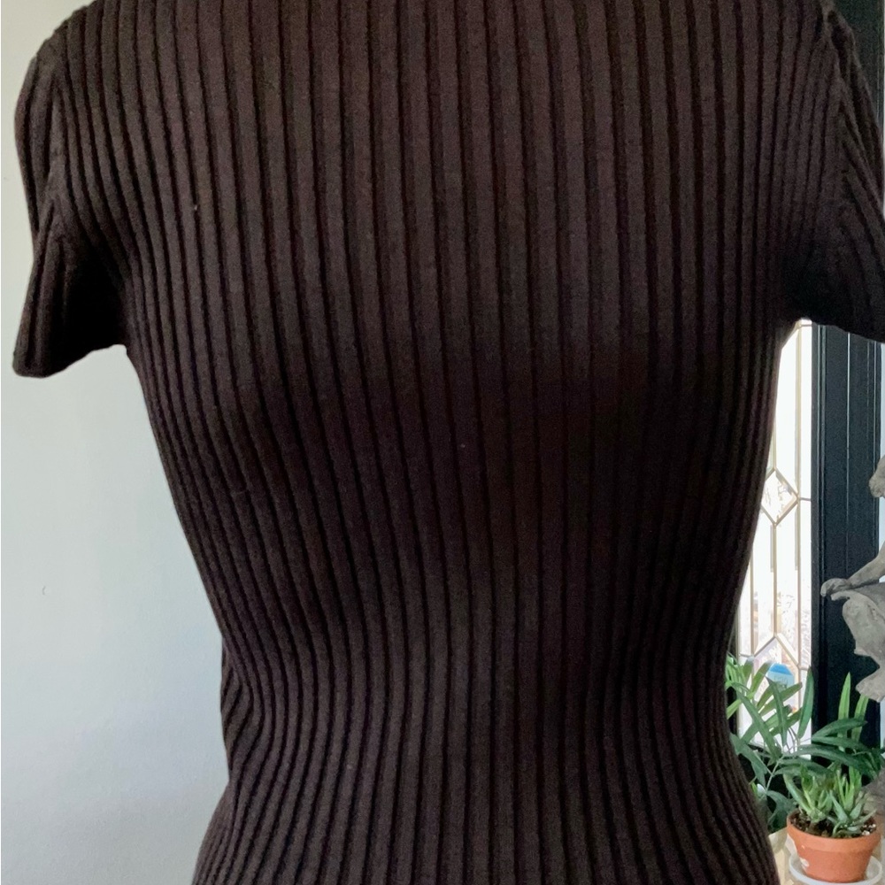 CACHE - BROWN KNITTED TOP - Picture 2 of 3